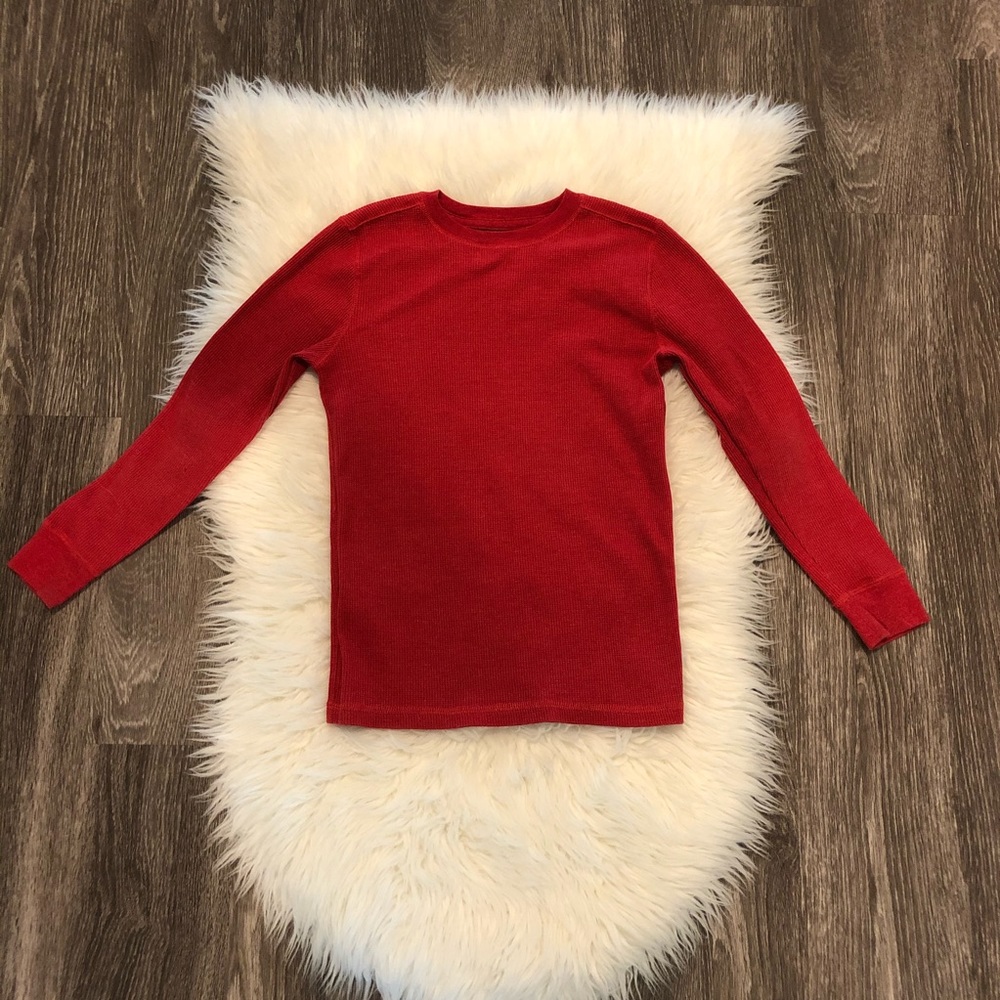 Arizona Jeans Co Boys long sleeve thermal in Red